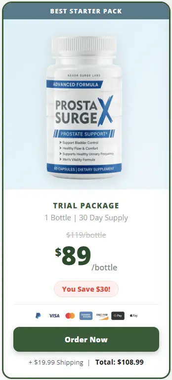 Buy Prosta Surge X 2 Bottle